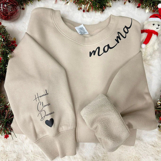 Custom Mama Collar Sweater